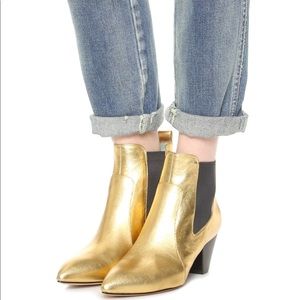 Marc jacobs Chelsea gold bootie